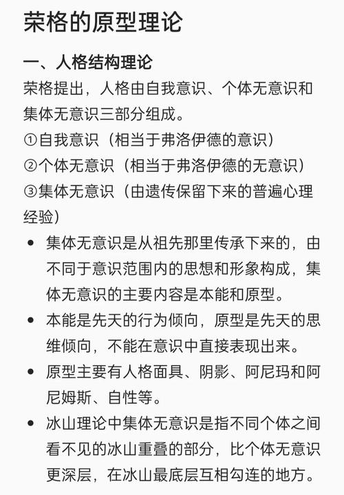 荣格集体无意识与神话原型图解