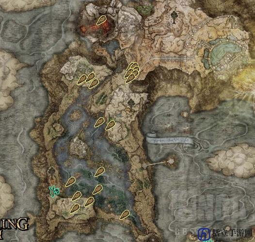艾尔登法环前期锻造石分布地图标注