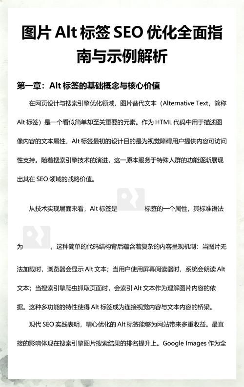 SEO正确与错误图片ALT写法对比表