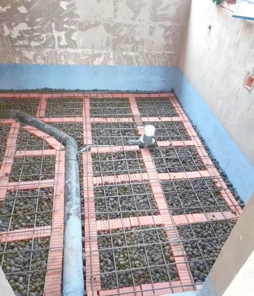 卫生间沉箱二次排水找坡施工实景