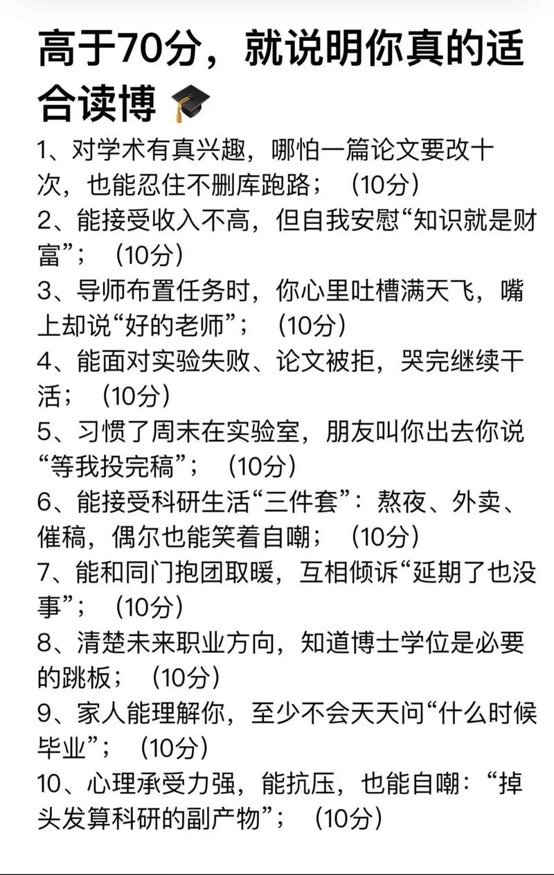 什么样的人真的适合读博?一个自测清单