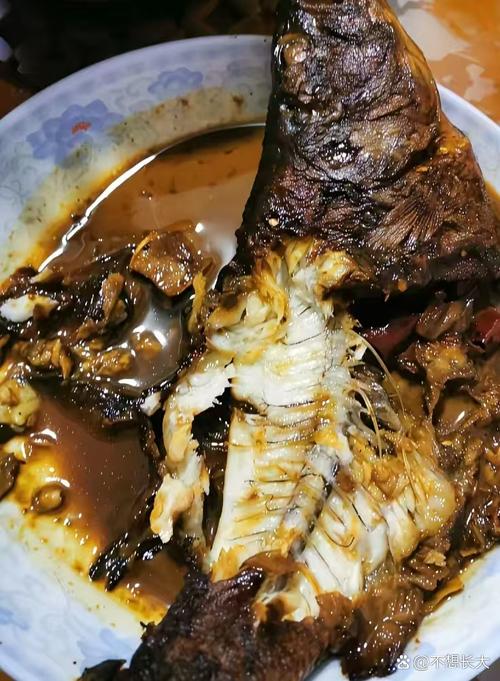 餐桌上的半条鱼