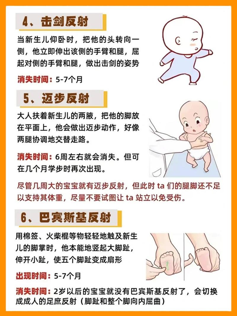 婴儿ATNR反射击剑姿势示意图