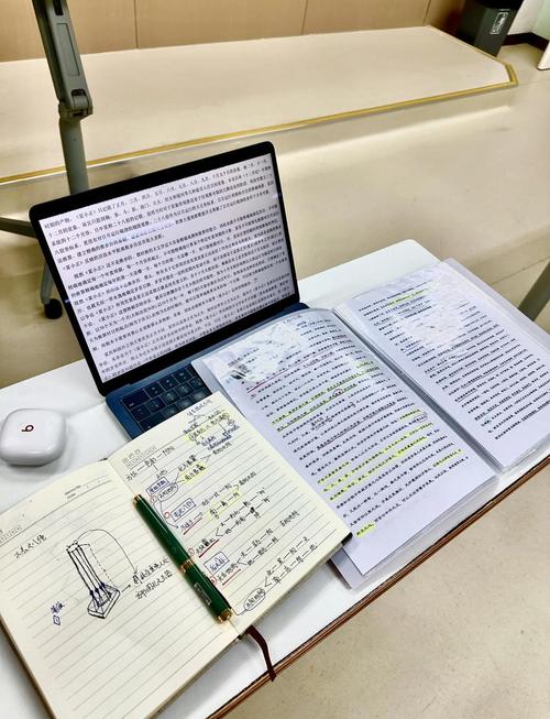 大学自习室不同学生学习规划笔记实拍