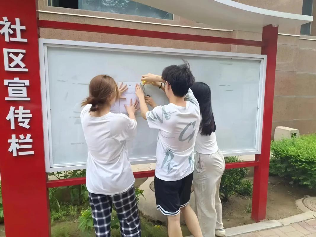 大学生社会实践摆拍照片对比