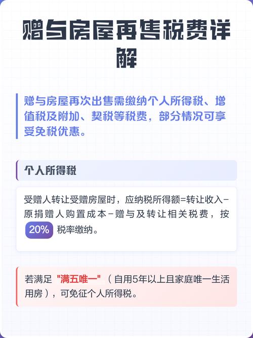 南京赠与房产再出售个税核算表