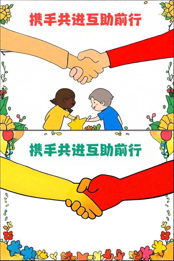 心理援助工作者握着孩子的手一起画画