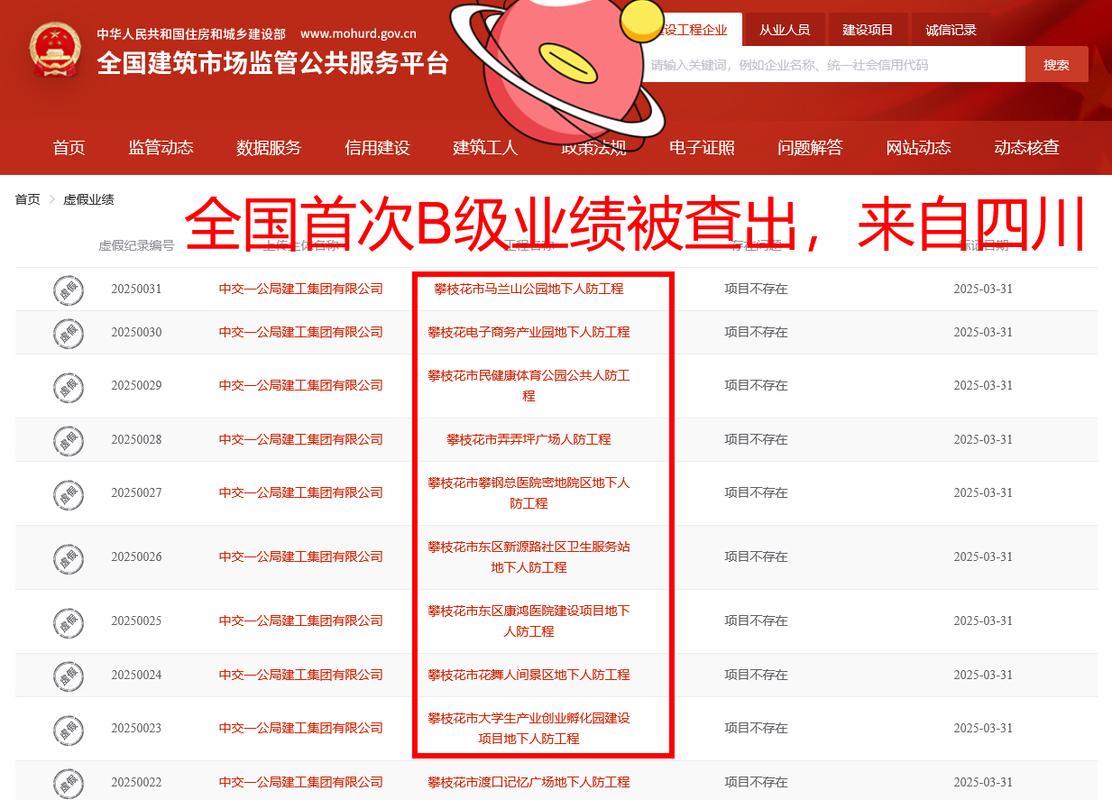 网络虚假建筑资质修复广告截图