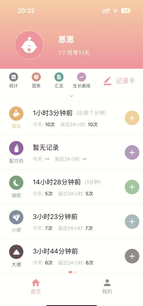 超级宝贝小程序宝宝发育里程碑记录界面截图