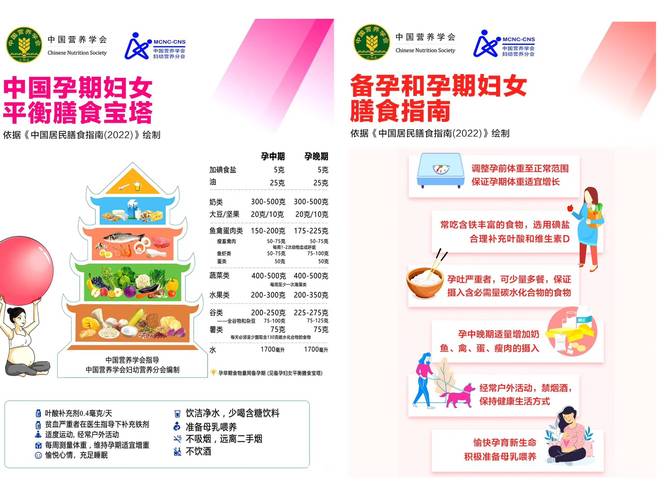 孕期健康饮食金字塔