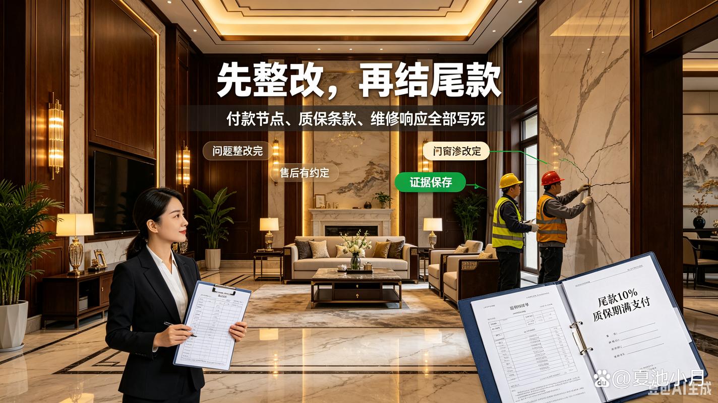装完别着急付尾款,蹲在旁边查这几个细节再签字