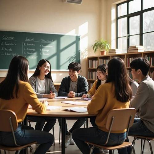 包容他人校园人际交往场景图