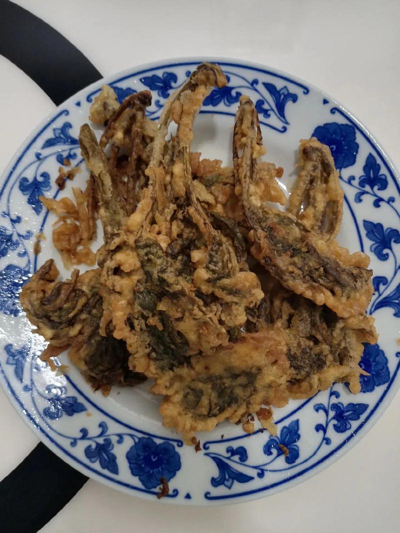 南漳云台山农家院本地菜懒豆腐炸香椿