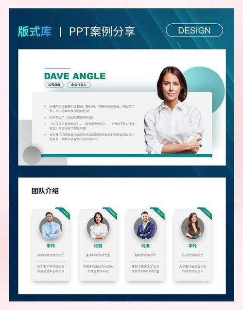 干净商务PPT信息排版示例