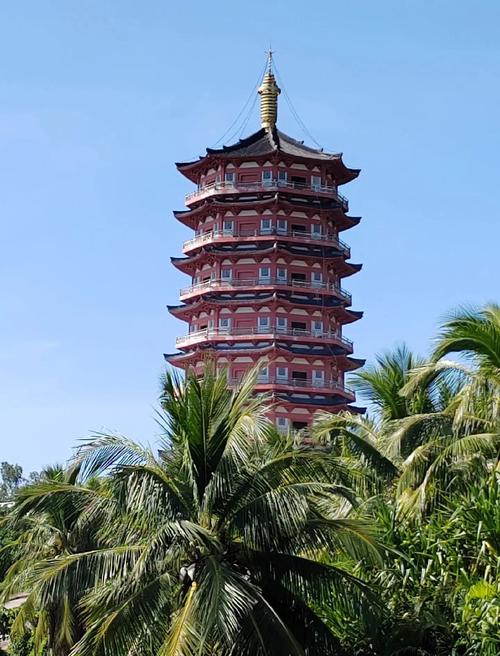 三亚南山文化旅游区南山寺古建风光