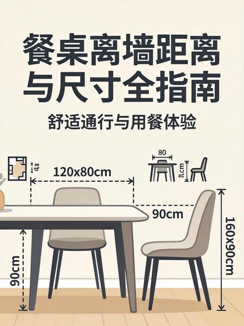 餐厅里餐桌拉开椅子后离墙的实际距离实拍