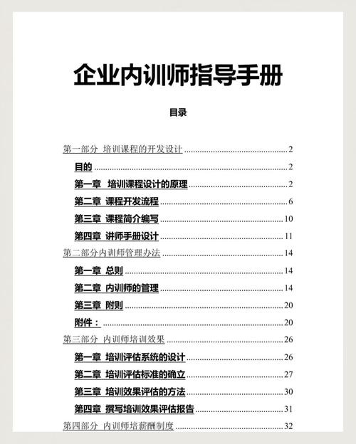 企业新人培训操作手册实拍内页