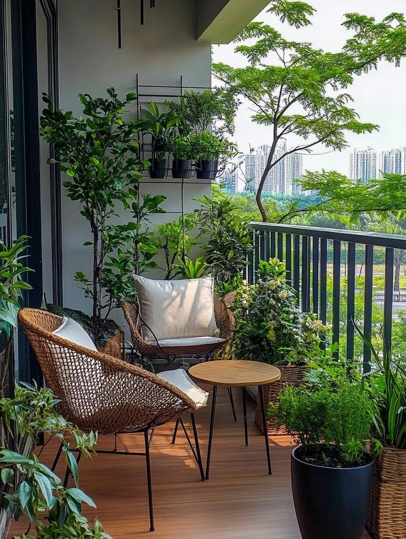 阳台垂直绿植墙布置灵感