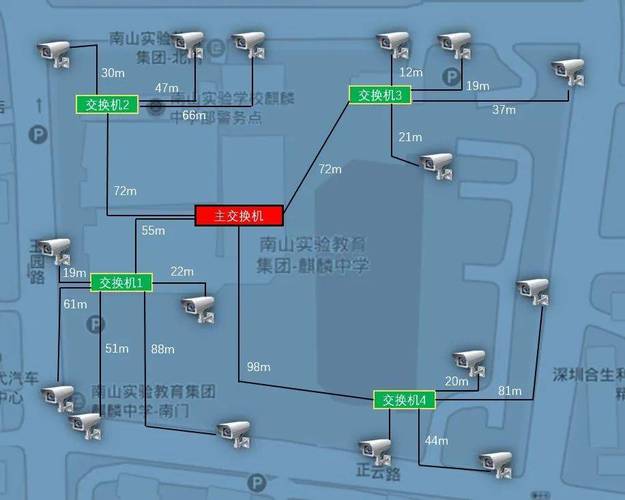 街道级GEO关键词监测节点分布示意图