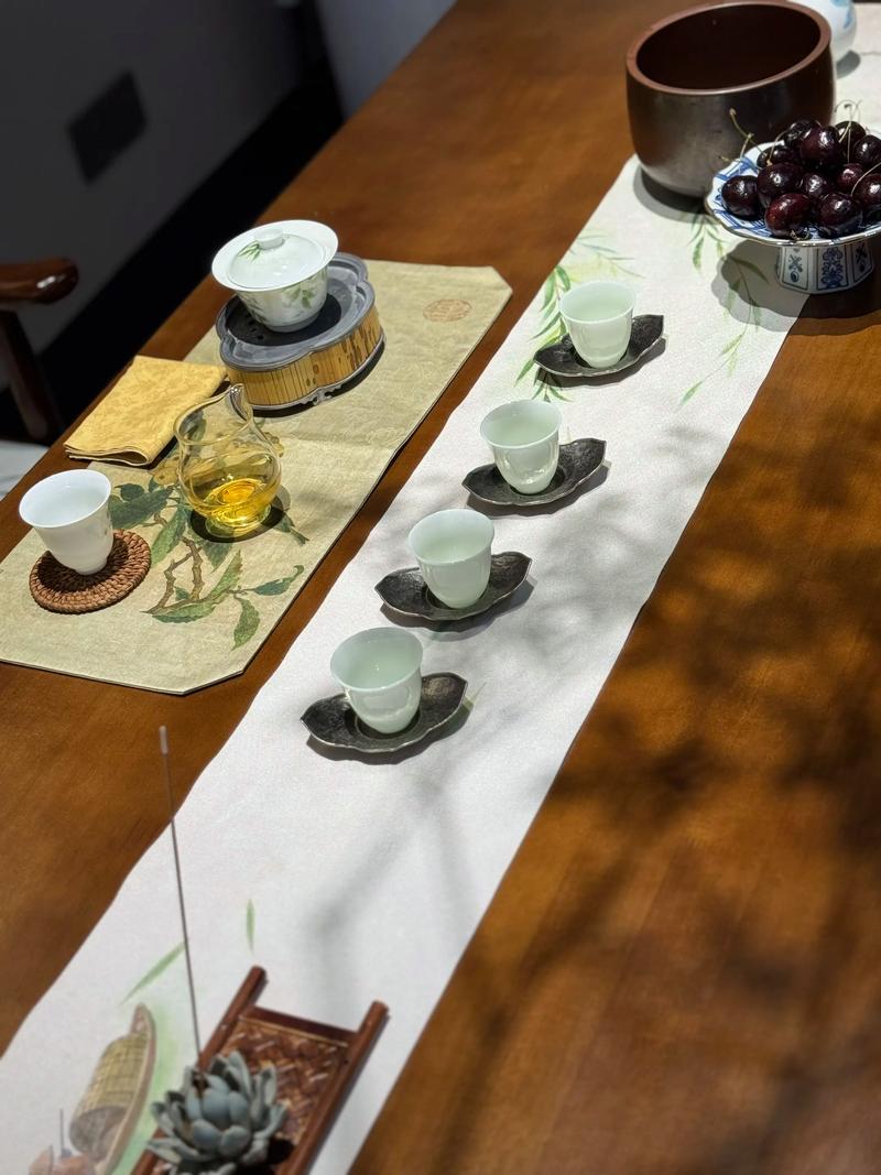 简约现代茶席布置