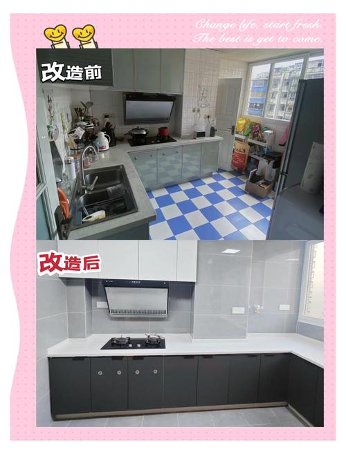 厨房薄板背景墙耐污测试前后对比