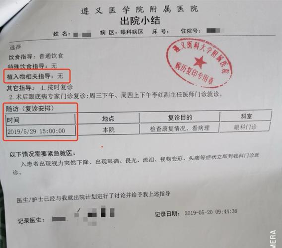 医院正规出院小结样本