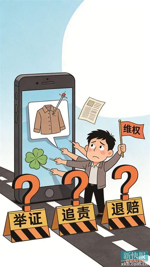 网购假货维权网络平台责任认定场景图