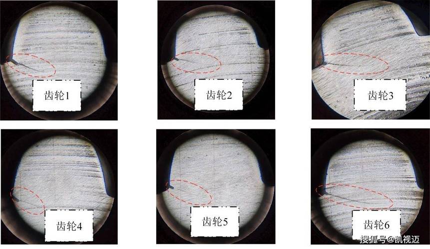 工业齿轮无损探伤裂纹诊断图