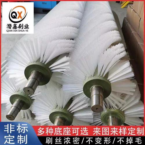 工业清洗刷盘 螺旋植毛 结构