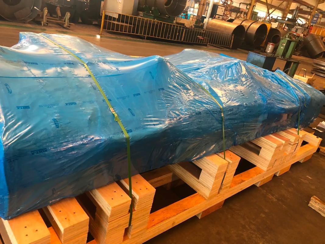 气相防锈膜包装重型机械密封现场示意图