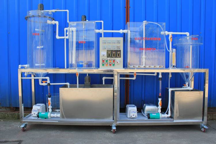 市政污泥制备生物炭水处理中试装置