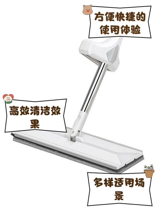 家用轻量化免手洗平板拖把实拍图