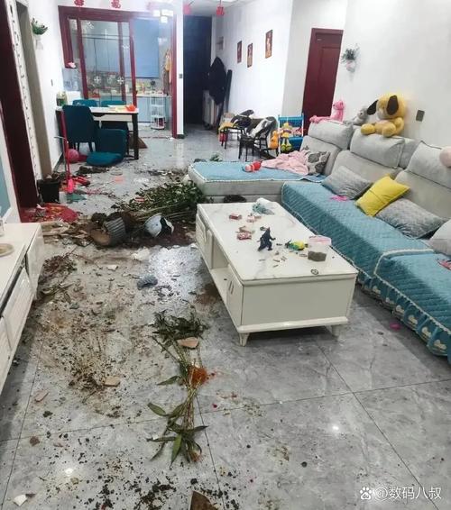 家暴后被损坏物品现场拍照留存示范