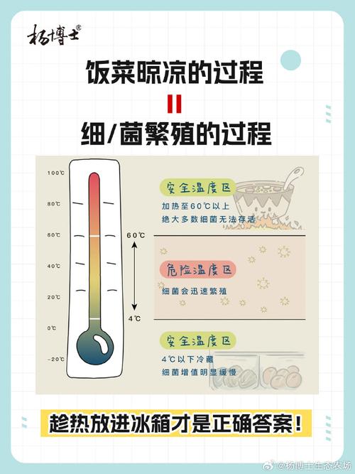 剩菜不同温度下细菌繁殖对比图