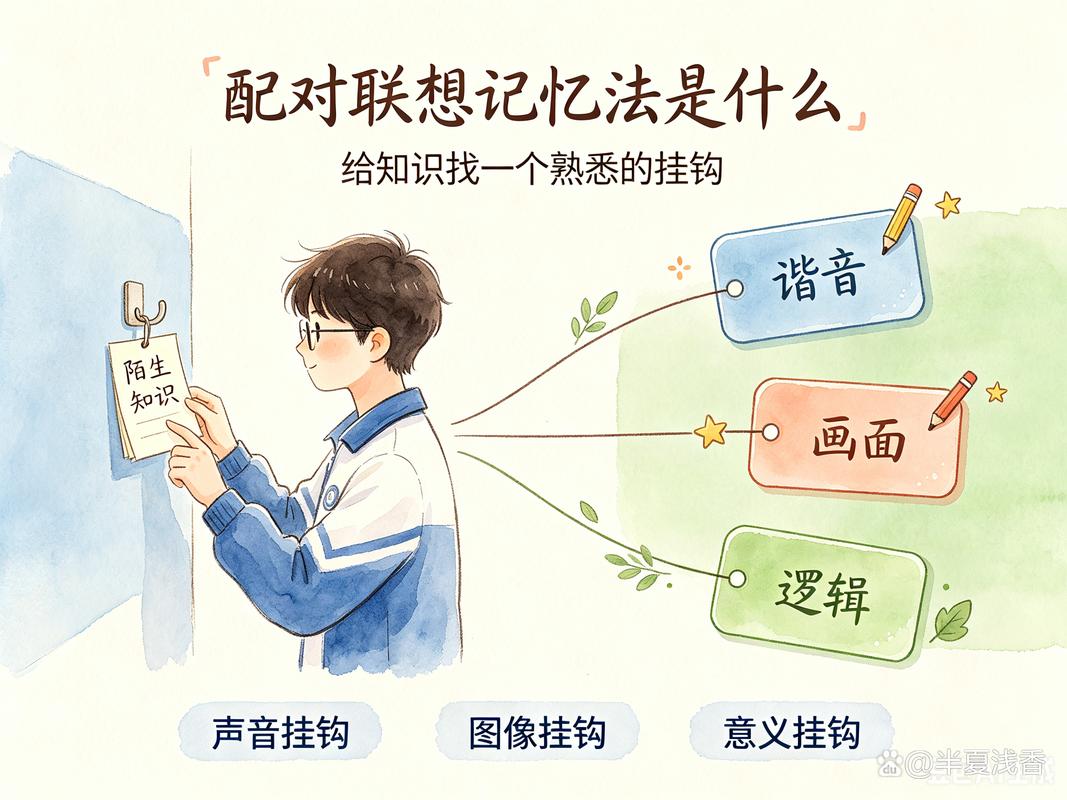 日常用10秒锚定法关联记忆的实操演示图