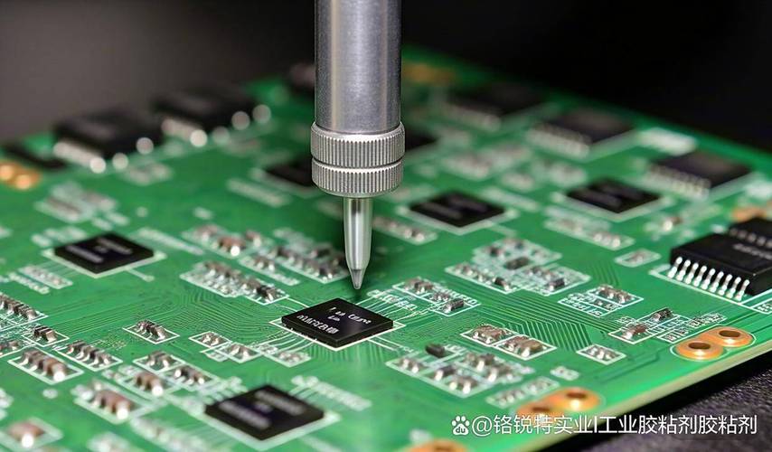 工业硬盘PCB板三防涂层对比图