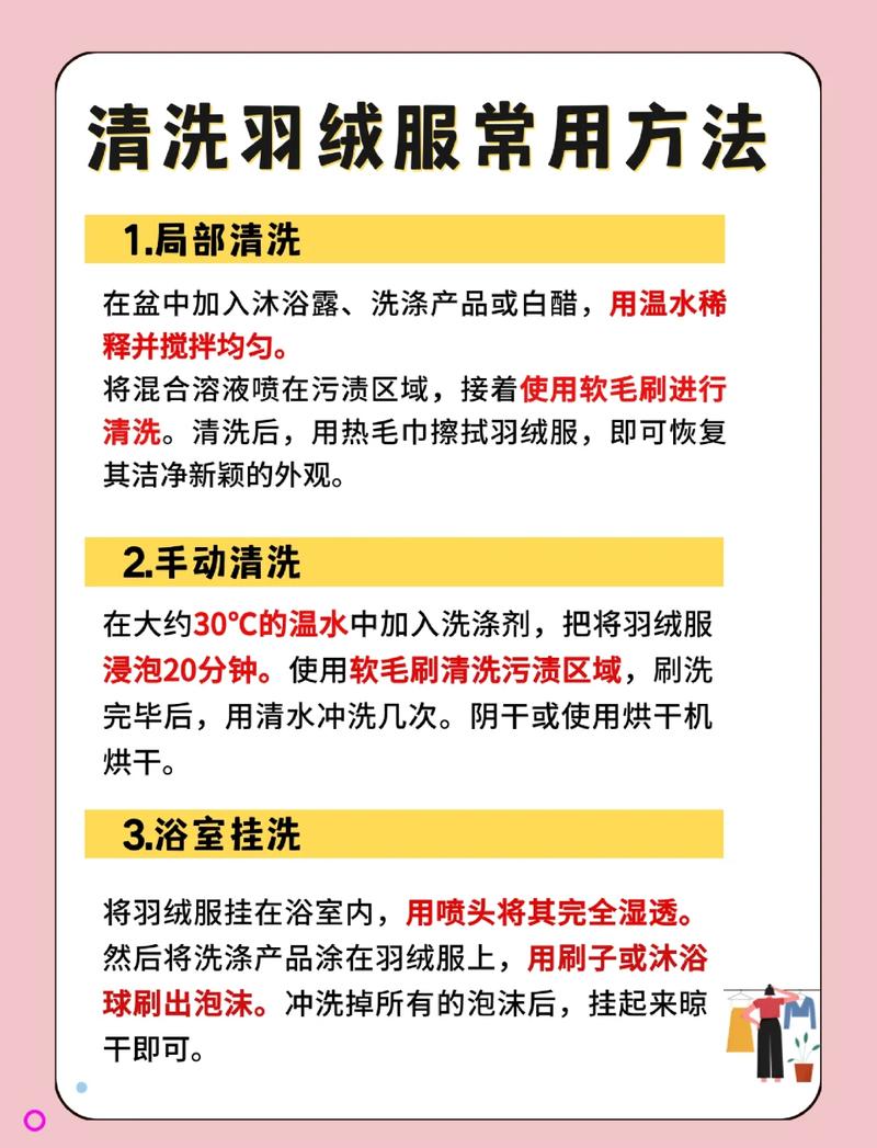 局部清洗羽绒服污渍的操作图
