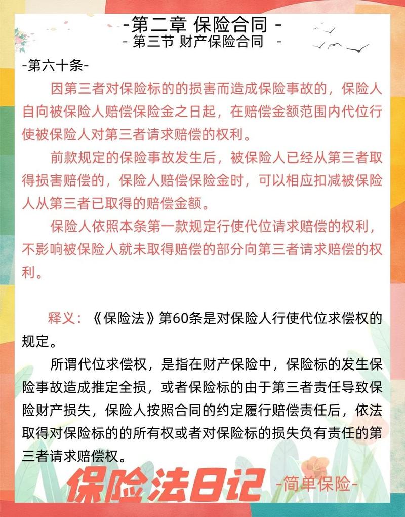 投保人保险法核心知识点整理笔记