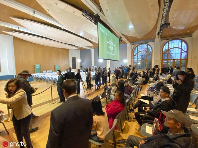 国际仲裁听证会现场