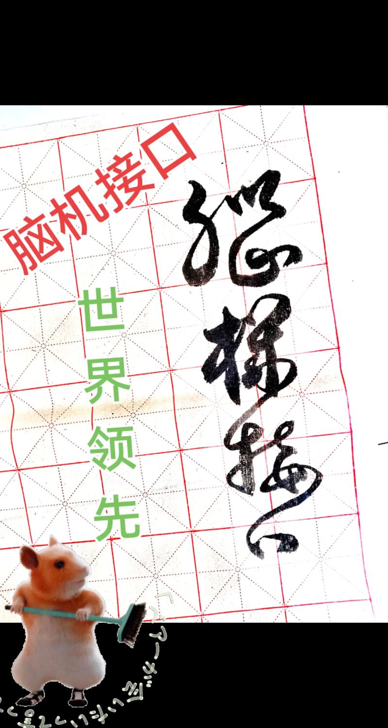 瘫痪患者脑机接口意念写字草书字母示意图