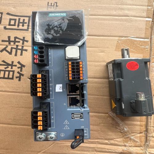 西门子S210伺服驱动器与电机实物连接图