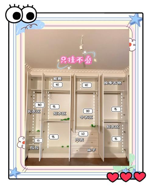 全挂式衣柜布局实拍