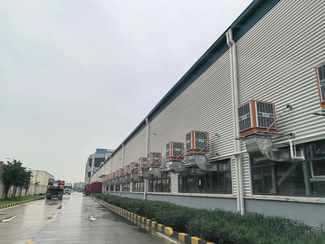 工业冷风机厂家安装现场考察