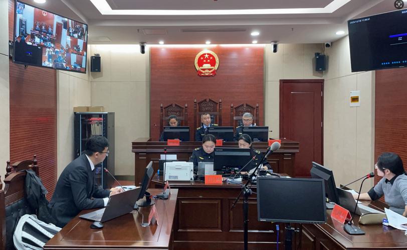 工业知识产权专利侵权案例庭审现场图