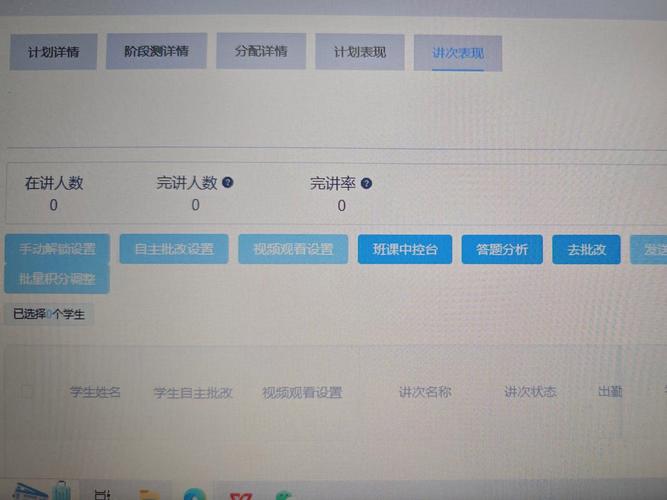 教师使用自适应学习系统监控学生进度