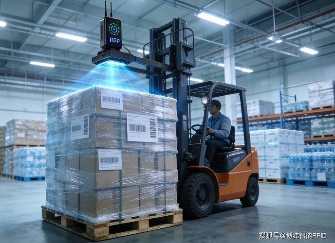 工业储能铝料仓RFID标签应用实景图