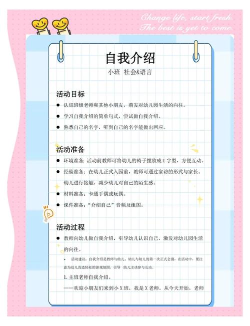 自我介绍:别从小学开始讲