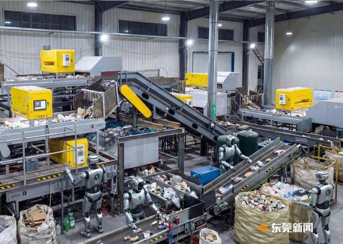工业固废分类存储分拣车间场景