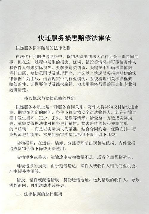 快递延误赔偿标准民法典相关法条标注图