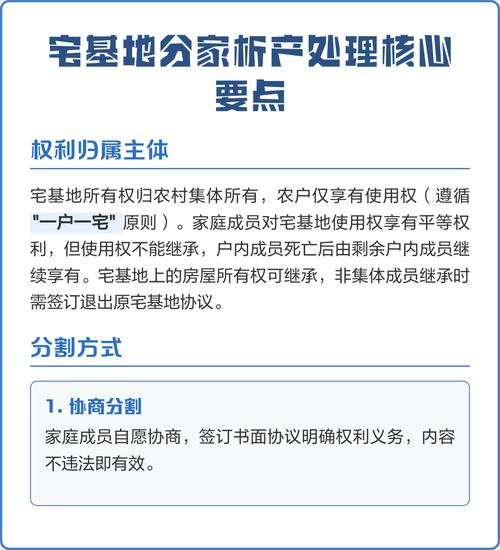 北京农村宅基地分家析产纠纷裁判要点梳理图